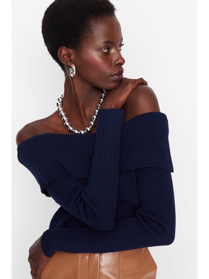 trendyol Sweter w kolorze czarnym rozmiar: M