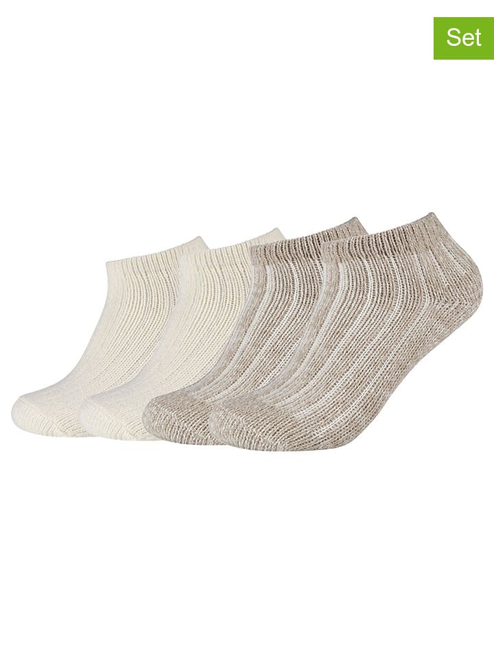 s.Oliver Skarpety (4 pary) w kolorze beżowym rozmiar: 43-46