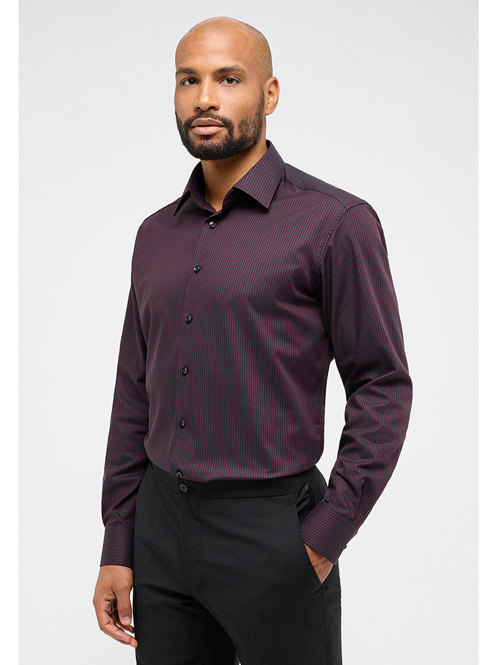 Eterna Koszula - Modern fit - w kolorze bordowym rozmiar: 46