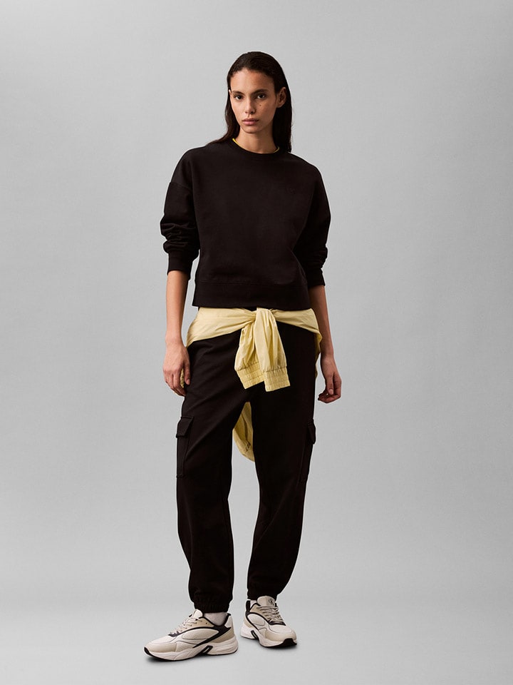 Calvin Klein Bluza w kolorze czarnym rozmiar: XXS