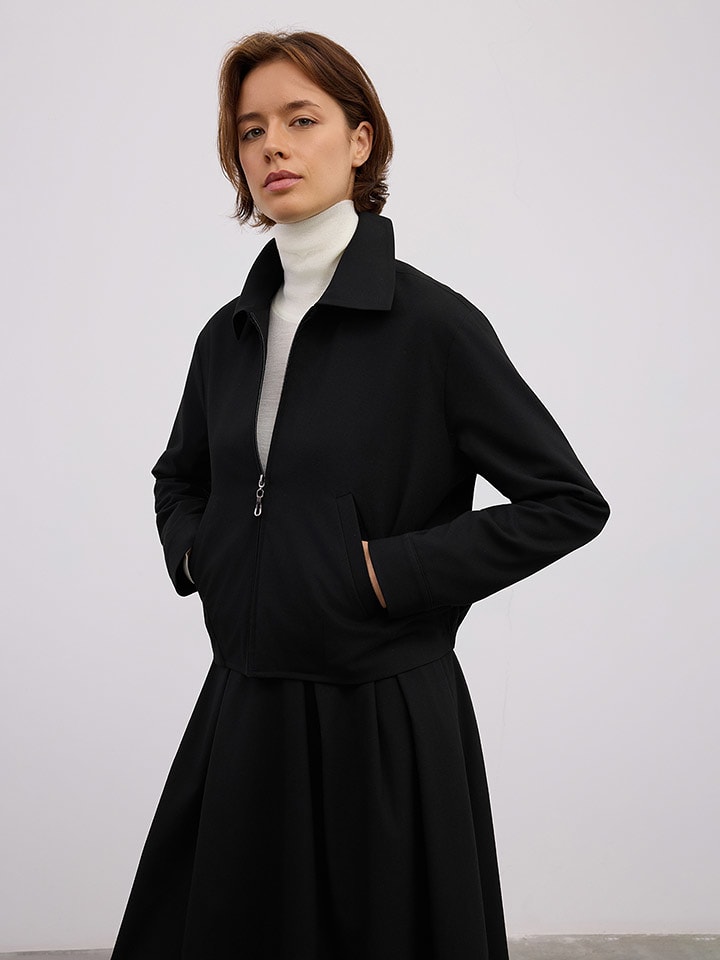 BGN Kurtka koszulowa w kolorze czarnym rozmiar: 38