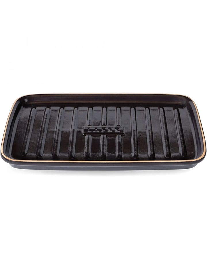 Römertopf Płyta grillowa w kolorze czarnym - 34 x 23 cm rozmiar: onesize