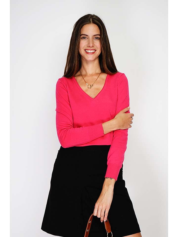 William de Faye Sweter w kolorze różowym rozmiar: 40