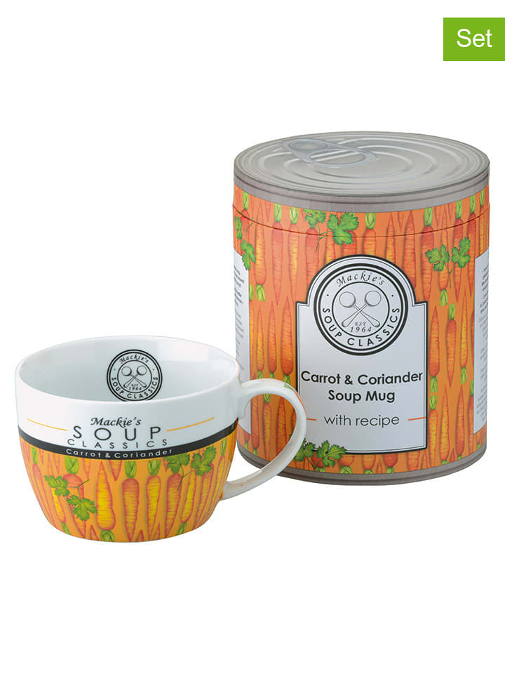 BIA INTERNATIONAL Kubki jumbo (2 szt.) w kolorze pomarańczowym - 650 ml rozmiar: onesize