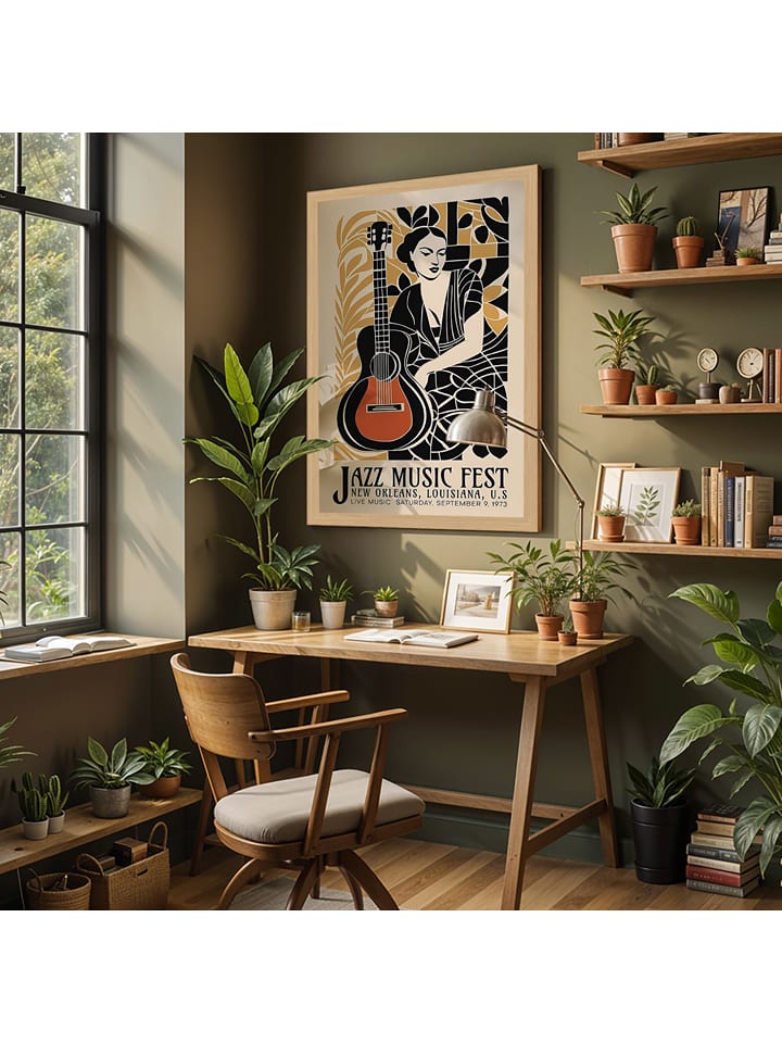 Wallity Druk artystyczny w ramce rozmiar: 55x75 cm