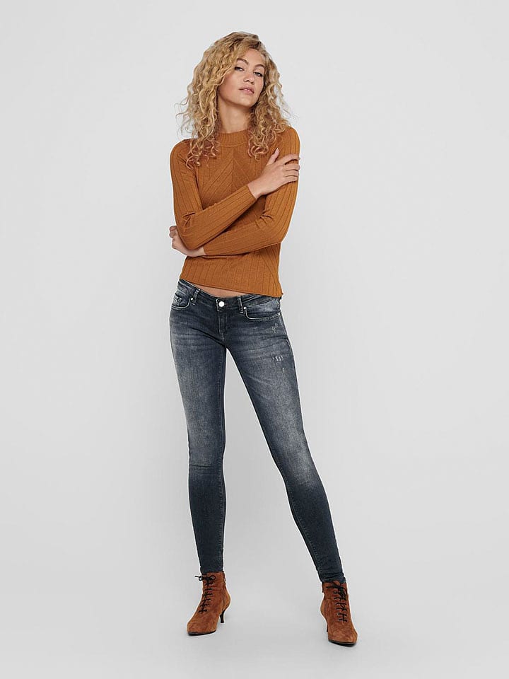 JDY Koszulka "Kate" w kolorze karmelowym rozmiar: S