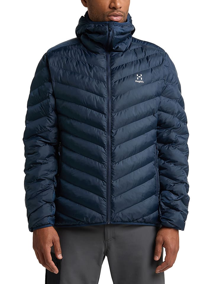 Haglöfs Kurtka zimowa "Särna Mimic" w kolorze granatowym rozmiar: L