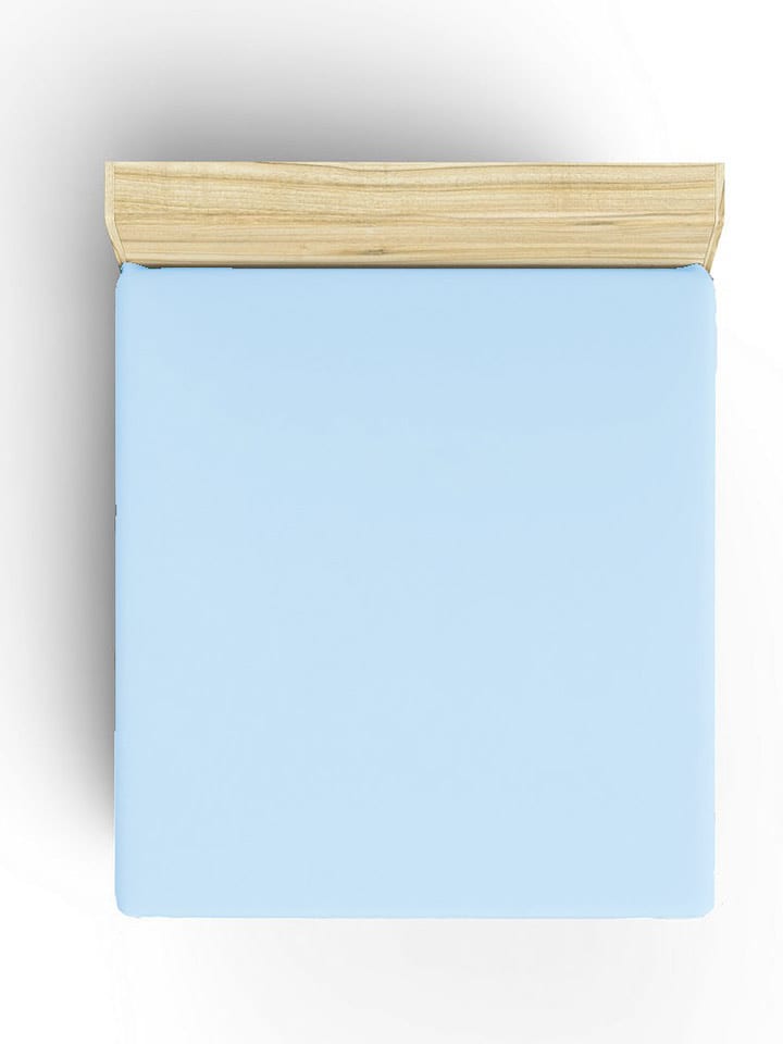 Elizabed Prześcieradło renforcé w kolorze błękitnym na gumce rozmiar: 160x200 cm