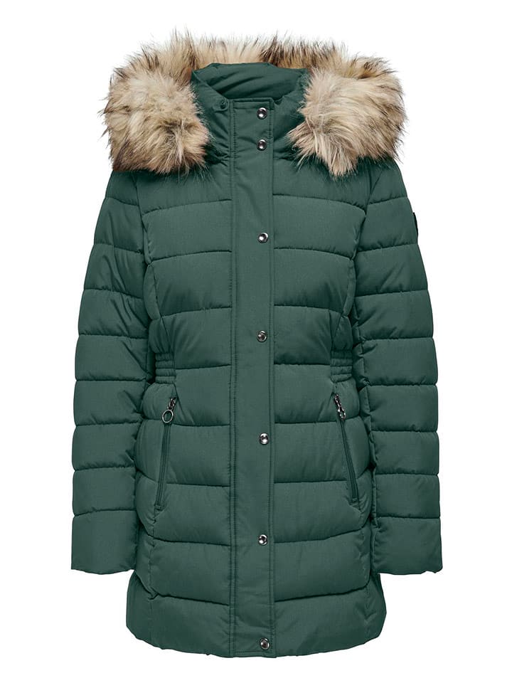 ONLY Płaszcz pikowany w kolorze zielonym rozmiar: XL