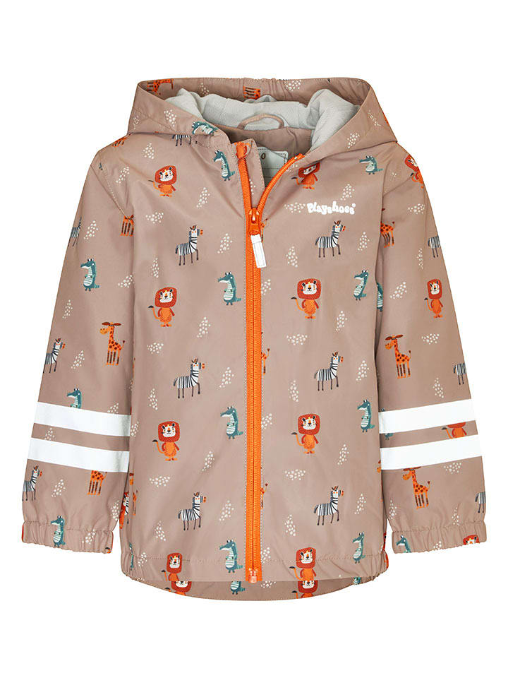 Playshoes Kurtka przeciwdeszczowa w kolorze jasnobrązowym rozmiar: 86