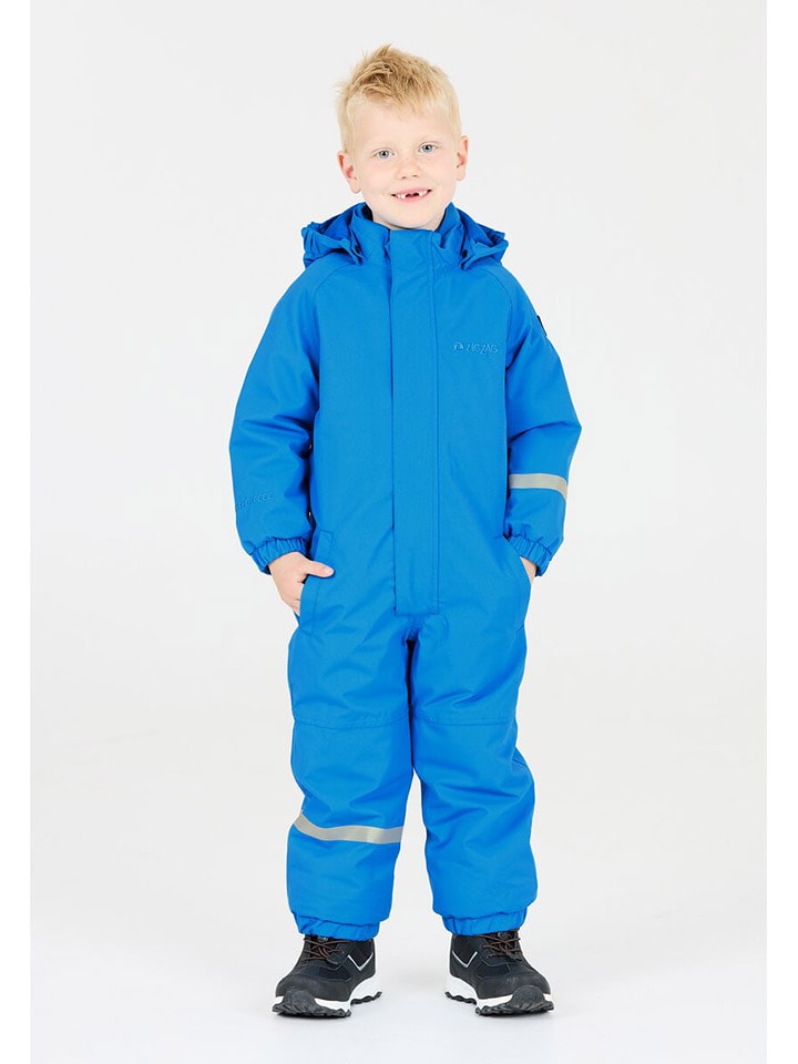 Zigzag Kombinezon zimowy "Vally" w kolorze niebieskim rozmiar: 110/116