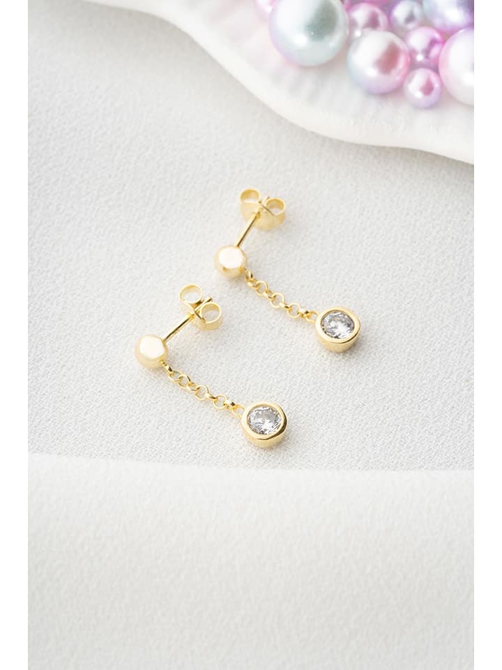 Lodie Silver Srebrne kolczyki-wkrętki z cyrkoniami rozmiar: onesize