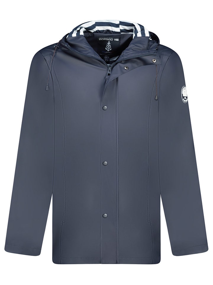 Geographical Norway Kurtka przeciwdeszczowa "Carolo" w kolorze granatowym rozmiar: M