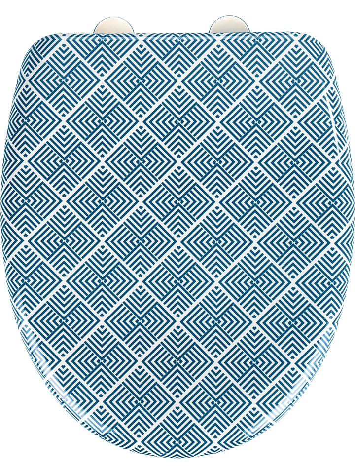 Wenko Automatyczna deska WC "Atacama" w kolorze niebieskim rozmiar: onesize