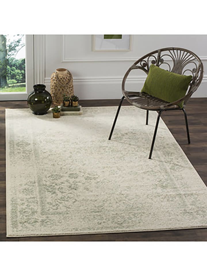 Safavieh Dywan "Adirondack" w kolorze kremowo-zielonym rozmiar: 76x122 cm