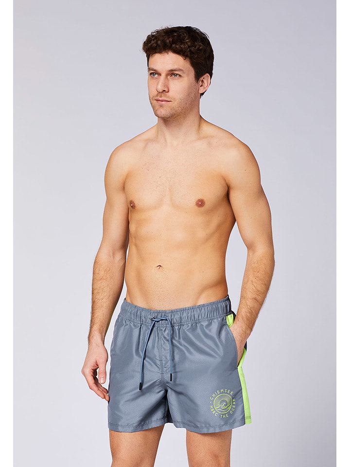 Chiemsee Szorty kąpielowe w kolorze szarym rozmiar: XL