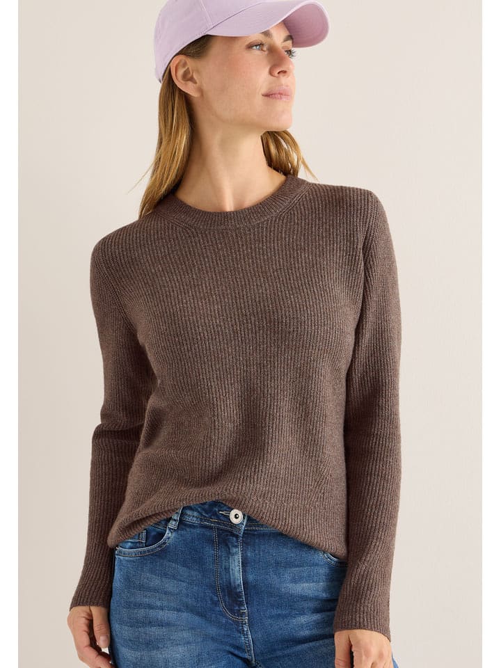 Cecil Sweter w kolorze brązowym rozmiar: XL