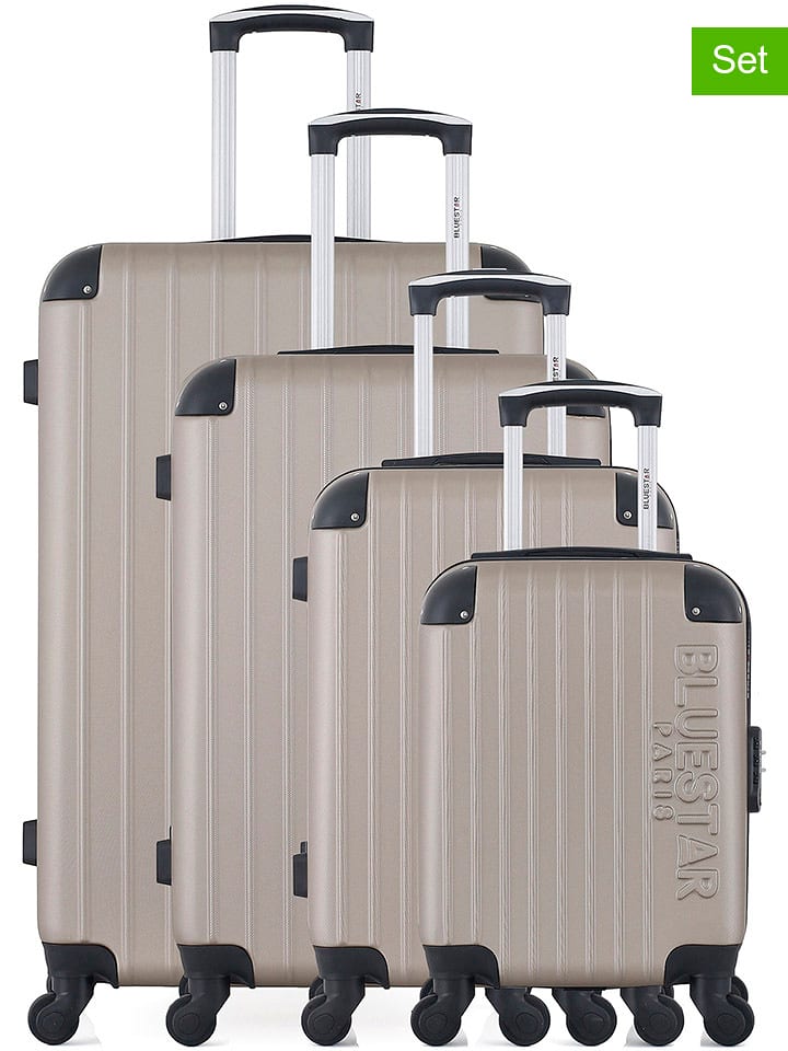 BlueStar 4-częściowy zestaw "Bucarest" w kolorze beżowym rozmiar: onesize