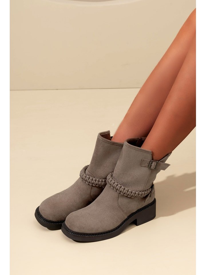 C'M Botki w kolorze beżowym rozmiar: 41