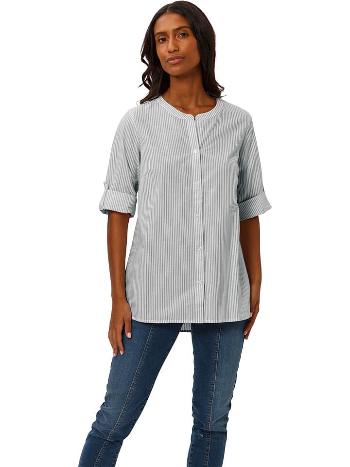 Heine Bluzka w kolorze szaro-białym rozmiar: 40