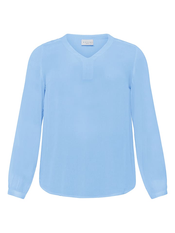 KAFFE curve Bluzka w kolorze błękitnym rozmiar: 52