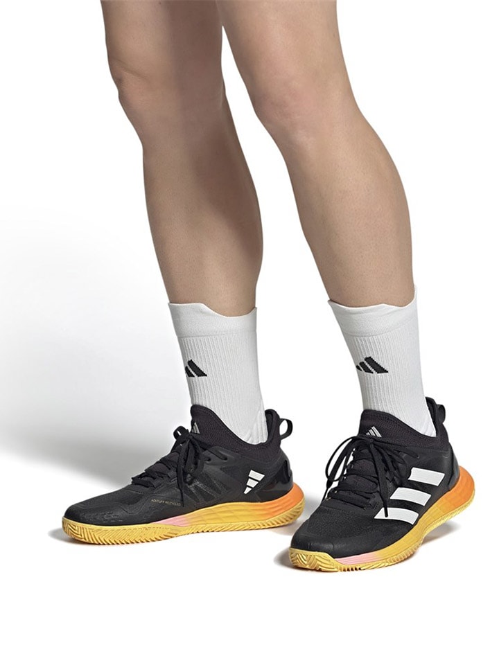 adidas Skórzane buty "Adizero Ubersonic 4.1" w kolorze czarnym do tenisa rozmiar: 44