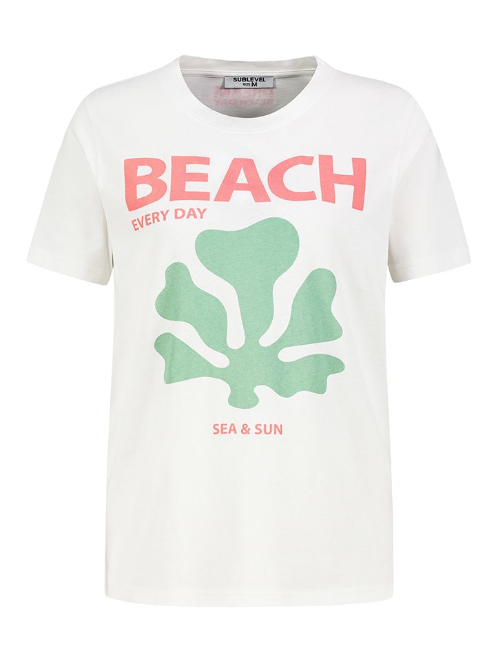 Sublevel Koszulka w kolorze białym rozmiar: XS