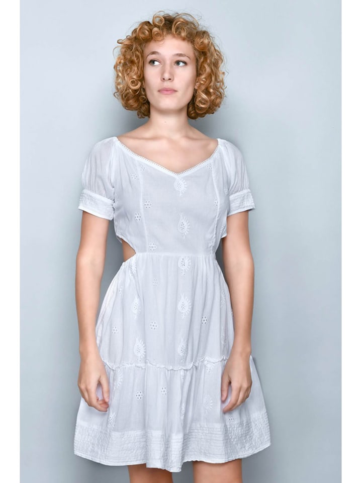 Tarifa Sukienka w kolorze białym rozmiar: M