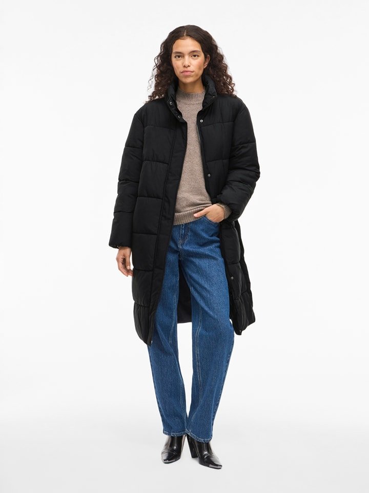 Vila Płaszcz zimowy "Vipuff" w kolorze czarnym rozmiar: 36