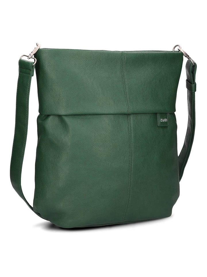 Zwei Torebka "M140" w kolorze zielonym - 35 x 35 x 18 cm rozmiar: onesize