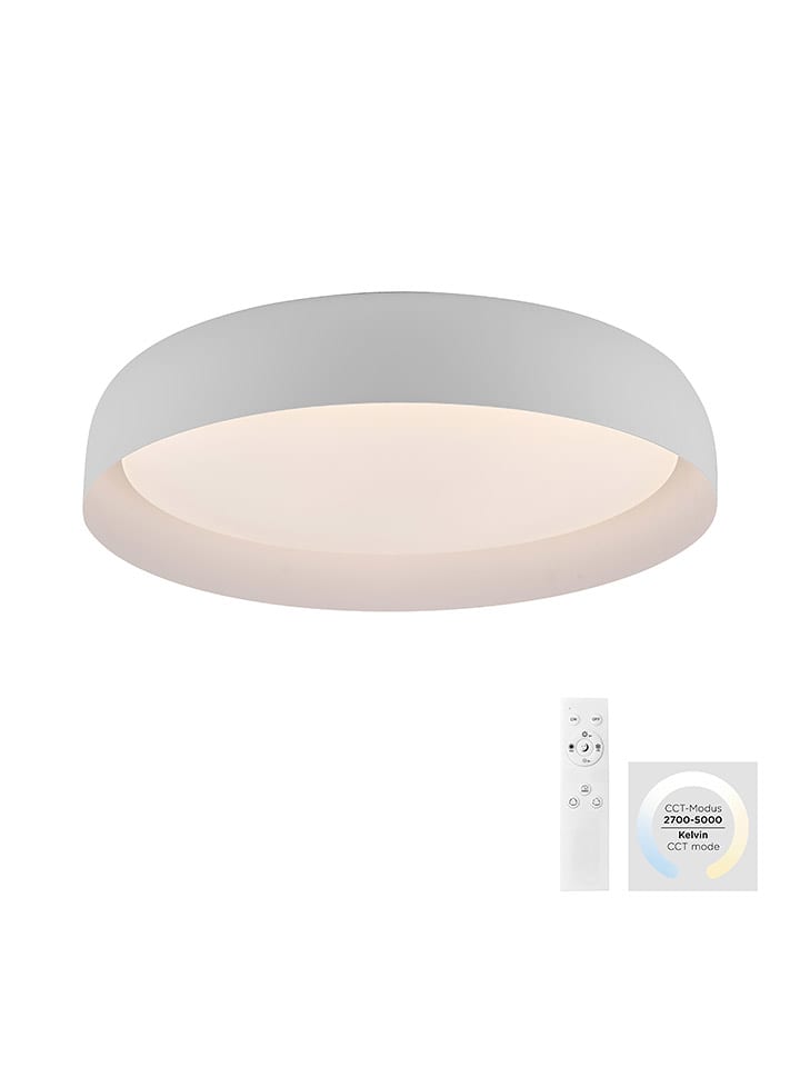 Just Light Lampa sufitowa LED w kolorze białym - Ø 57 cm rozmiar: onesize