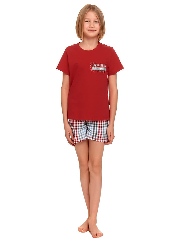 Doctor Nap Piżama w kolorze czerwonym rozmiar: 122/128