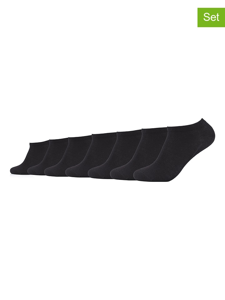 camano Skarpety (7 par) w kolorze czarnym rozmiar: 39-42