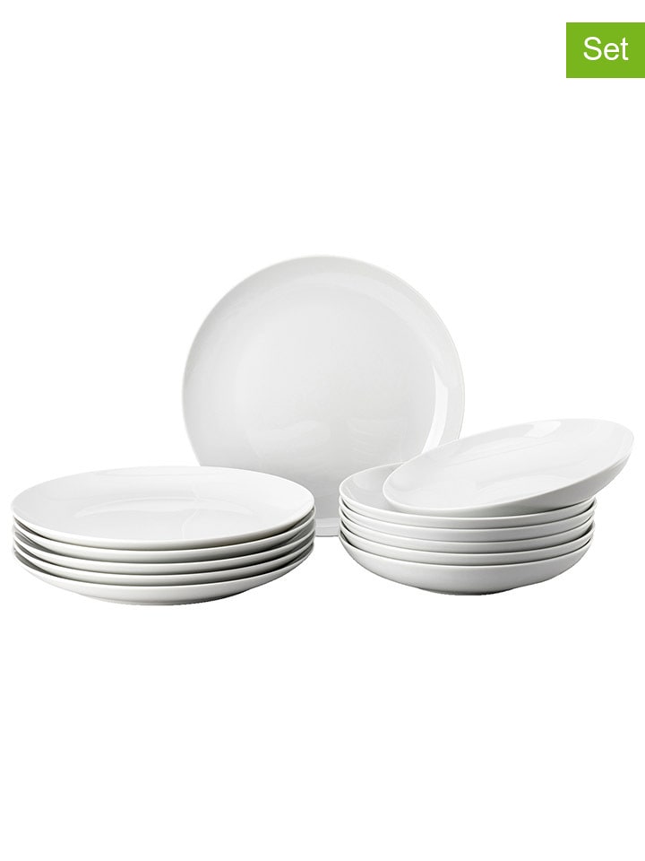 Rosenthal 12-częściowy zestaw talerzy "Cucina" w kolorze białym rozmiar: onesize