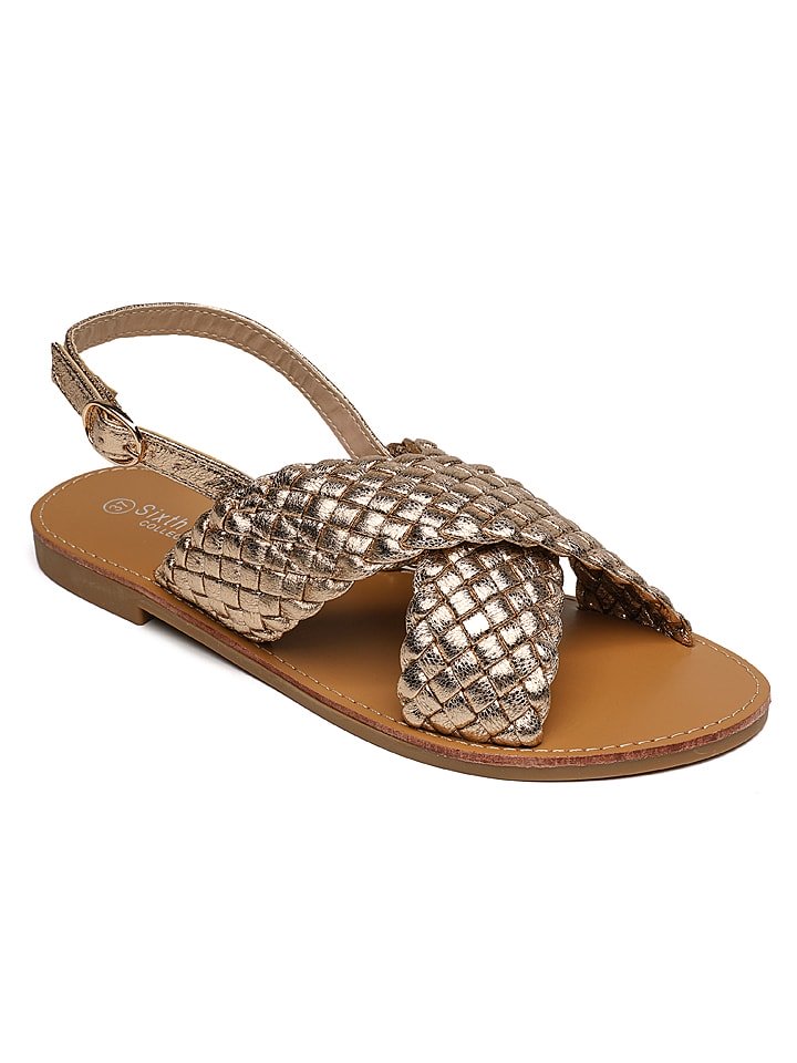 Sixth Sens Sandały w kolorze złotym rozmiar: 36