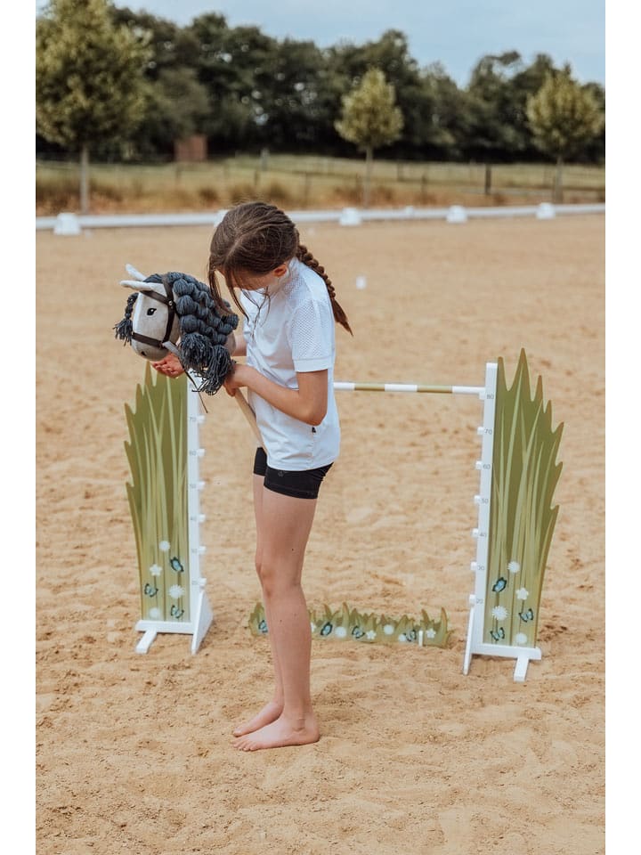 ASTRUP Koń w kolorze szarym na kiju - 3+ rozmiar: onesize