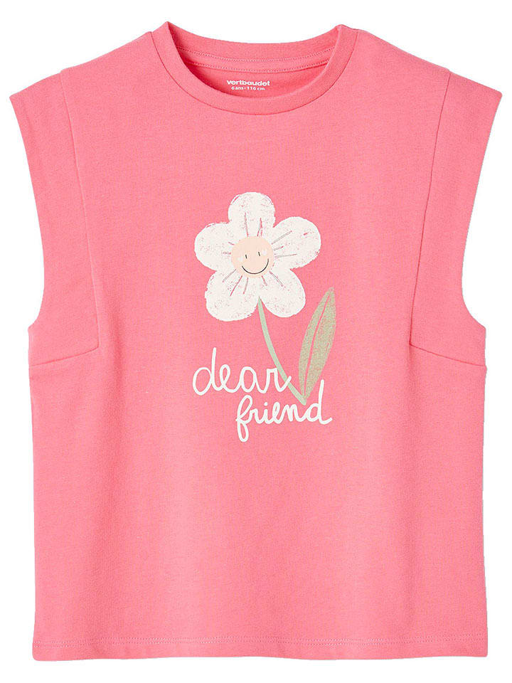 vertbaudet Top w kolorze jasnoróżowym rozmiar: 152