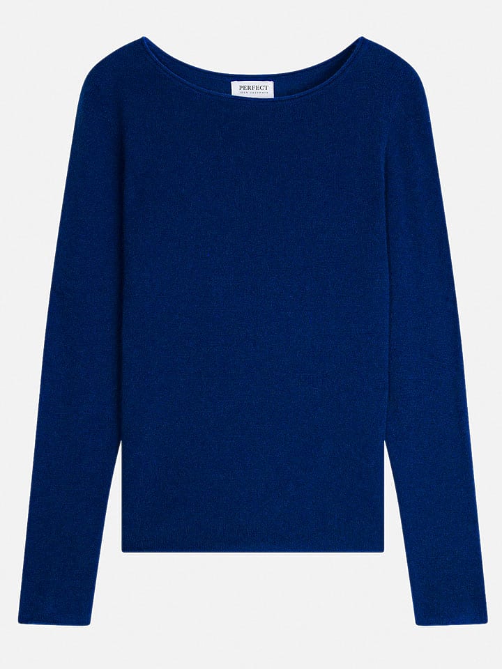 Perfect Cashmere Kaszmirowy sweter "Megan" w kolorze granatowym rozmiar: M