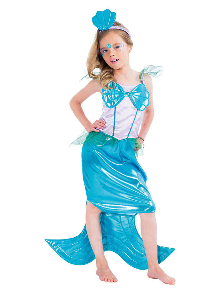 CHAKS 2-częściowy kostium "Mermaid" w kolorze niebieskim rozmiar: 104