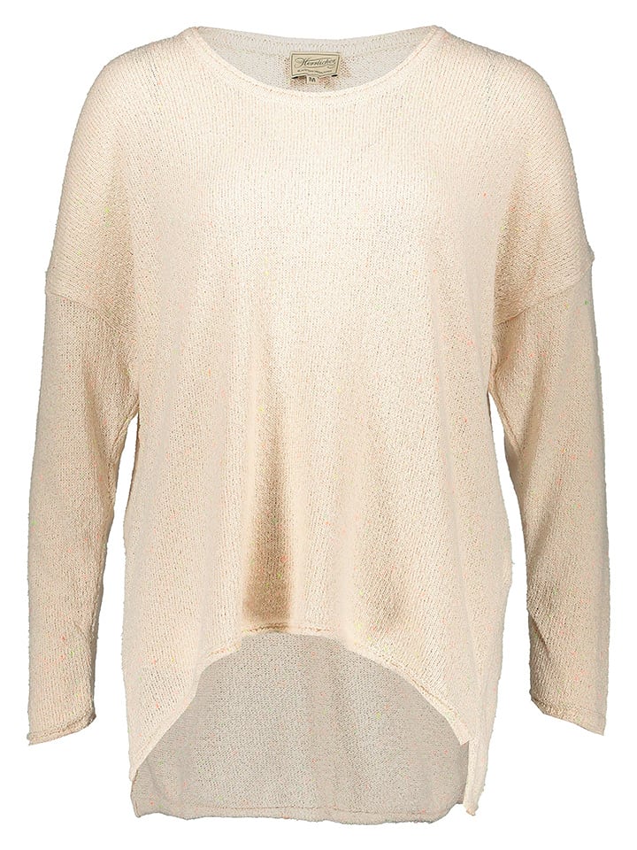 Herrlicher Sweter w kolorze kremowym rozmiar: M