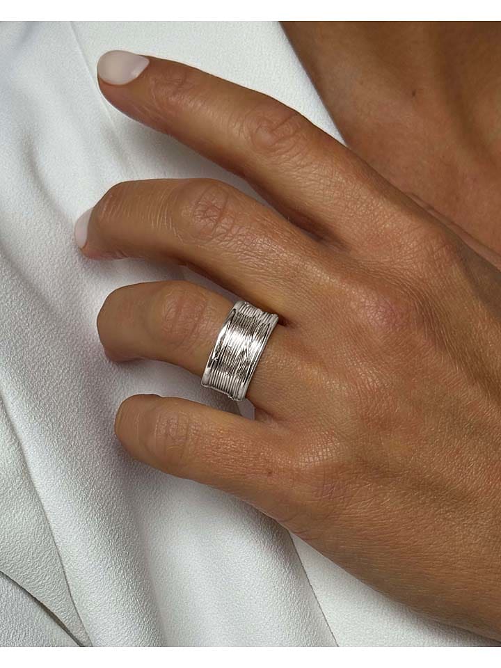 Eclat d'Argent Srebrny pierścionek rozmiar: 58