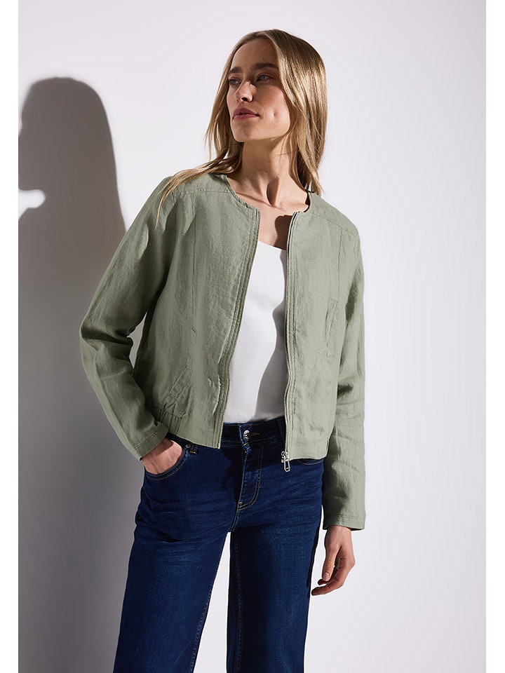 Street One Kurtka przejściowa w kolorze zielonym rozmiar: 44