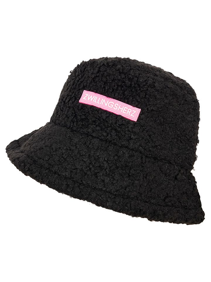Zwillingsherz Kapelusz w kolorze czarnym rozmiar: onesize