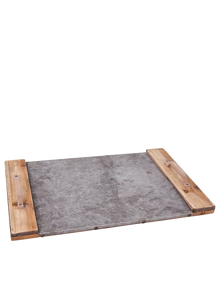 Anticline Taca w kolorze srebrno-jasnobrązowym - 50 x 5 x 32 cm rozmiar: onesize