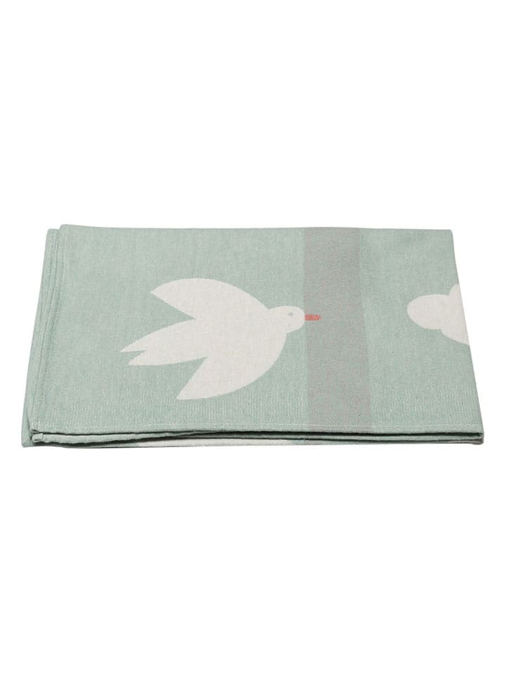 David Fussenegger Kocyk w kolorze miętowym rozmiar: 100x140 cm