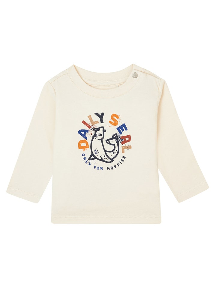 Noppies Koszulka "Grinestar" w kolorze kremowym rozmiar: 86