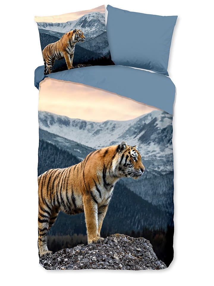 Pure Komplet pościeli "Sky" ze wzorem z mikrofibry rozmiar: 135x200 cm