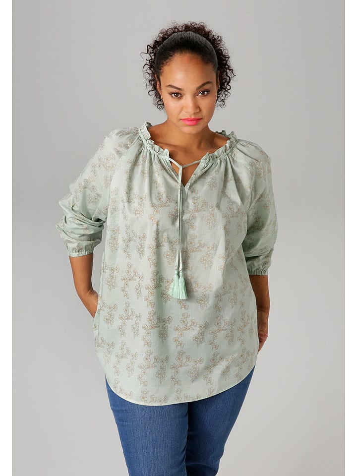 Aniston Bluzka w kolorze miętowym rozmiar: 44