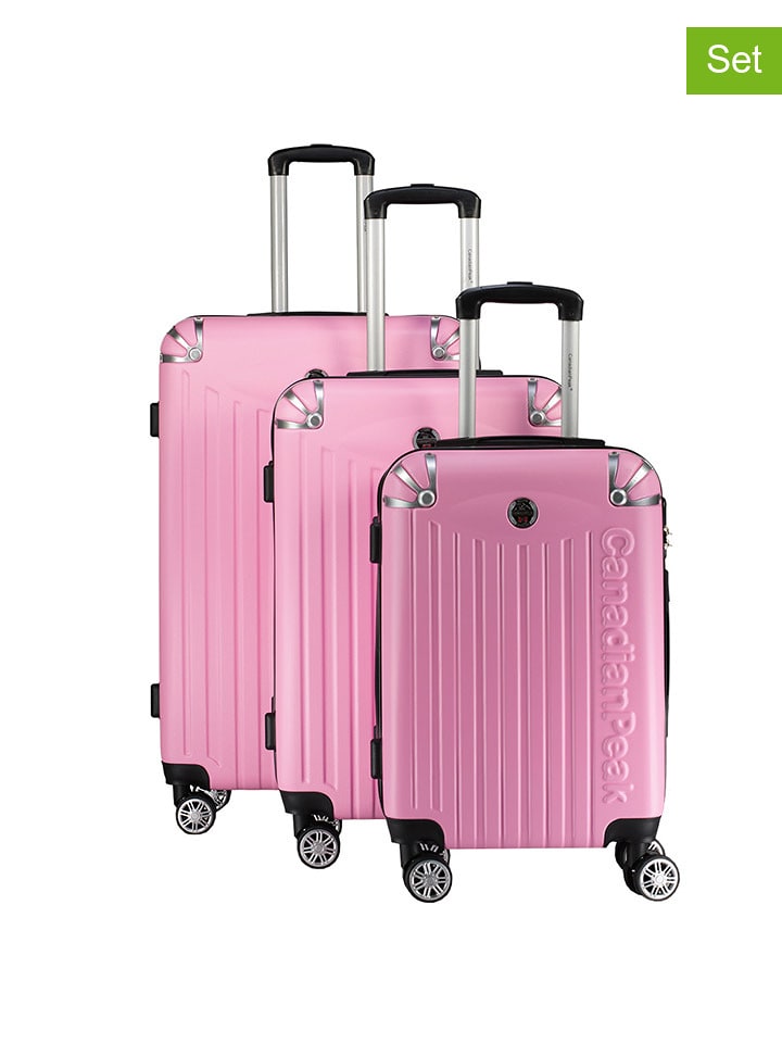 Canadian Peak 3-częściowy zestaw "Softlesseak" w kolorze jasnoróżowym rozmiar: onesize