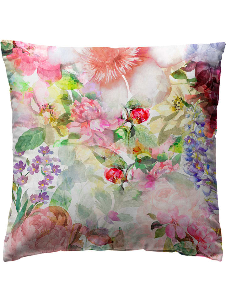 ethere Perkalowa poszewka "Peony" ze wzorem na poduszkę rozmiar: 80x80 cm